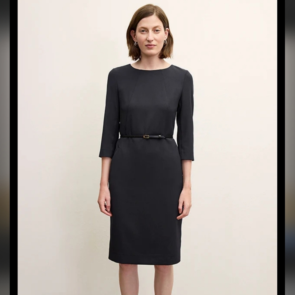 NWT M.M.LaFleur New York Etsuko Dark Pine Dress Size 4